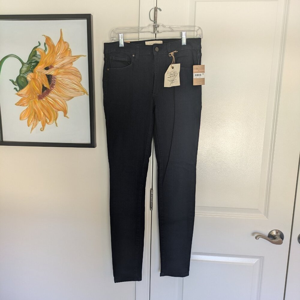 NWT Rachel Roy denim jeans - mid rise skinny dark wash - Picture 5 of 7